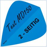 2-Seitig Bedruckte Flights mit Wunschtext auf MD150 Kite
