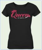 Ladies Shirt Queen of Darts Black