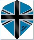 Alliance-X Union Jack Dart Flights No2 Blue & Black