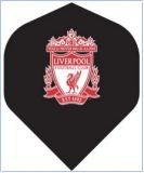 Liverpool FC Dart Flights Black - Red Crest